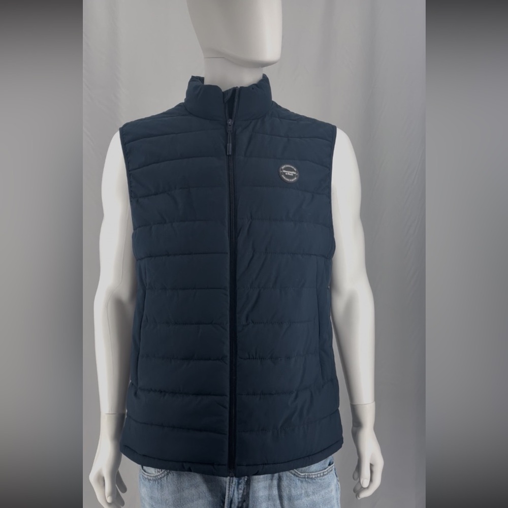 Abercrombie & Fitch Dark Blue Quilted Vest